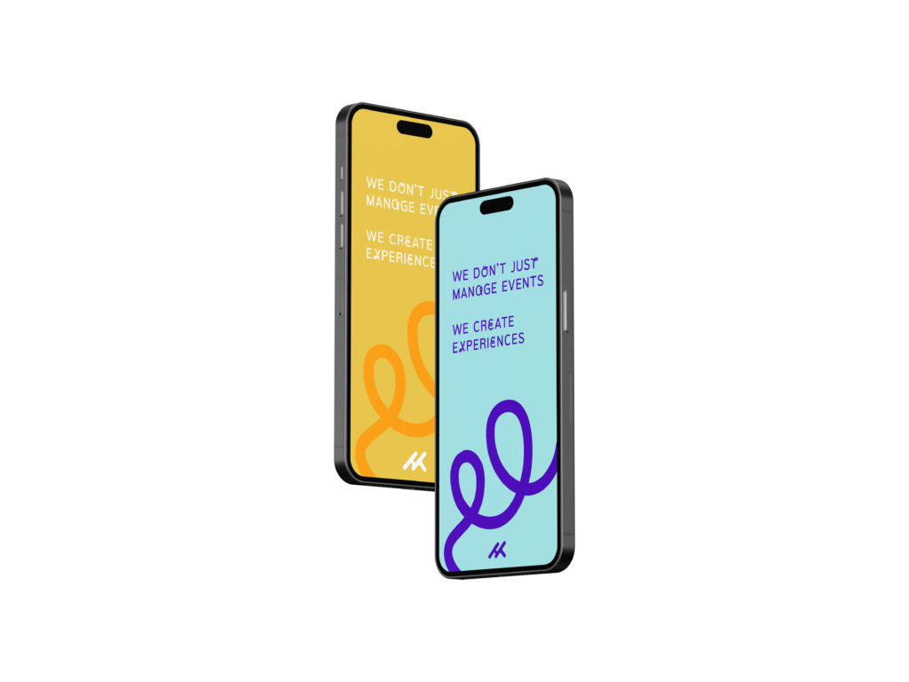 floating phone Mockup lighter colours